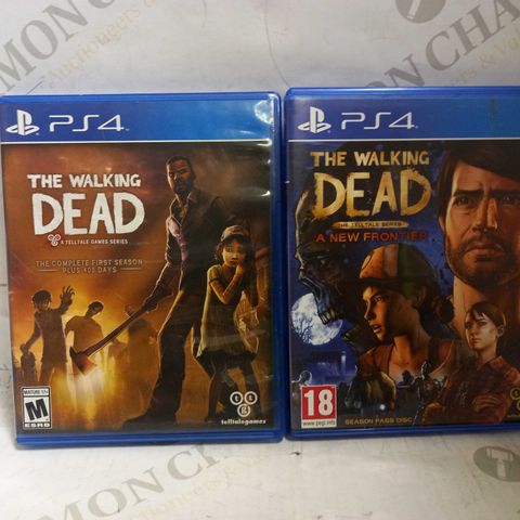 THE WALKING DEAD + THE WALKING DEAD A NEW FRONTIER PS4 GAMES
