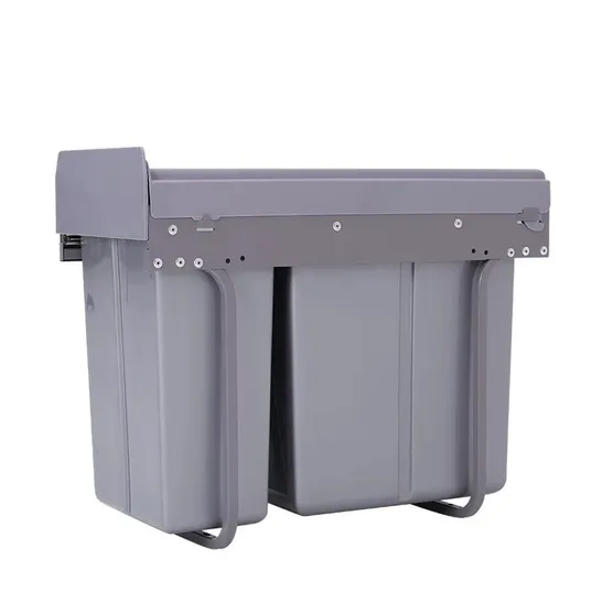 BOXED 30L PULL OUT UNDER COUNTER RUBBISH BIN