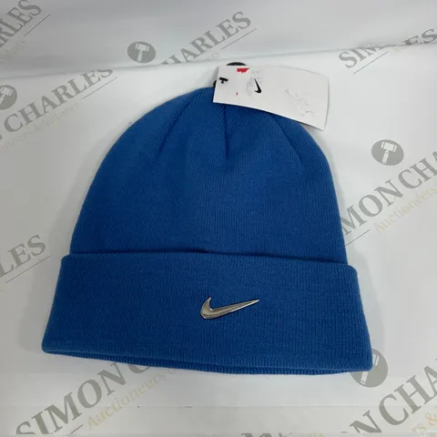 NIKE JUST DO IT BEANIE IN BLUE