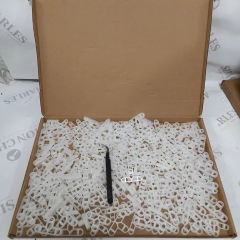 10 BOXED TILE SPACERS (APPROXIMATELY 300 PER BOX)