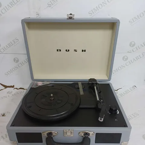 BOXED BUSH CLASSIC TURNTABLE IN GREY