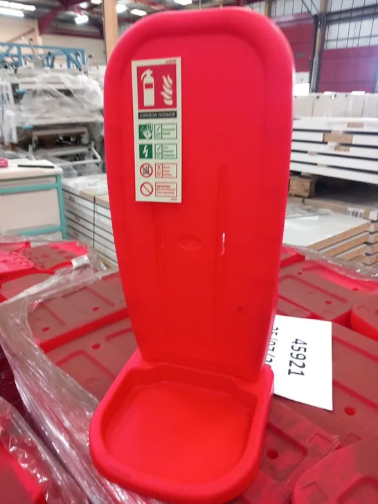 PALLET OF APPROXIMATELY 24 FIRE EXTINGUISHER STANDS FA-075