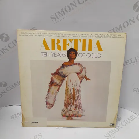 ARETHA TEN YEARS OF GOLD VINYL