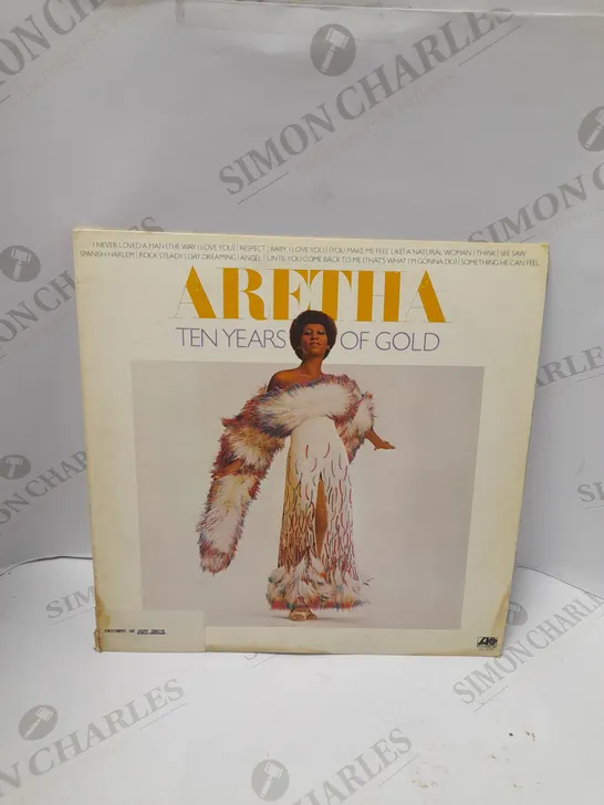 ARETHA TEN YEARS OF GOLD VINYL