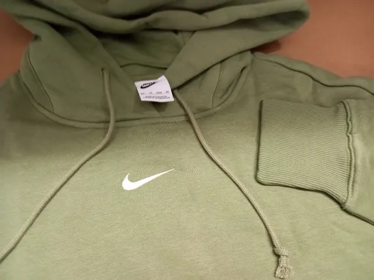 NIKE GREEN HOODIE - XS