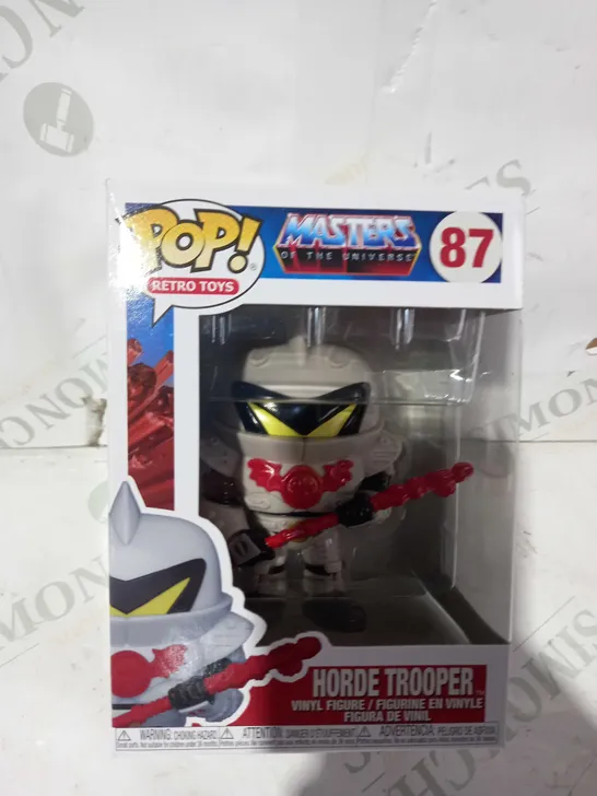 FUNKO POP RETRO TOYS MASTERS OF THE UNIVERSE 87 HORDE TROOPER VINYL FIGURE