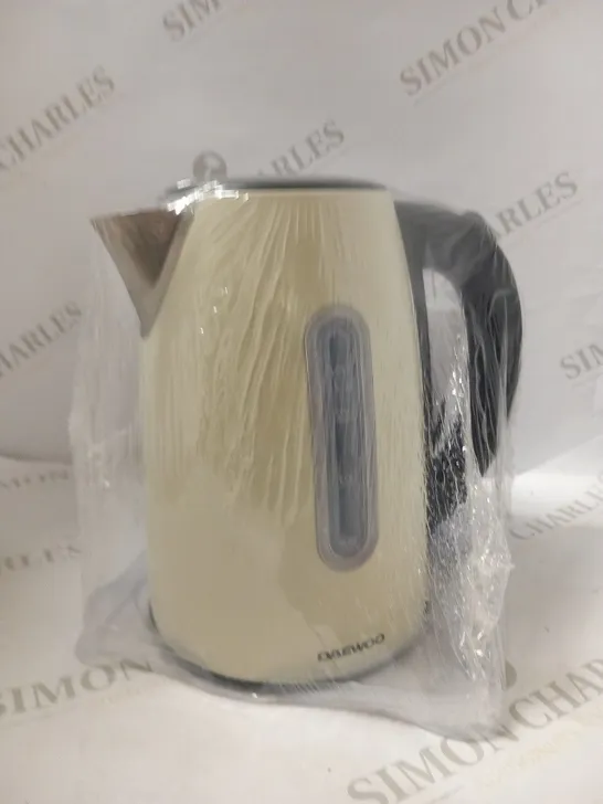 BOXED DAEWOO 3KW STAINLESS STEEL 1.7L JUG KETTLE KENSINGTON COLLECTION