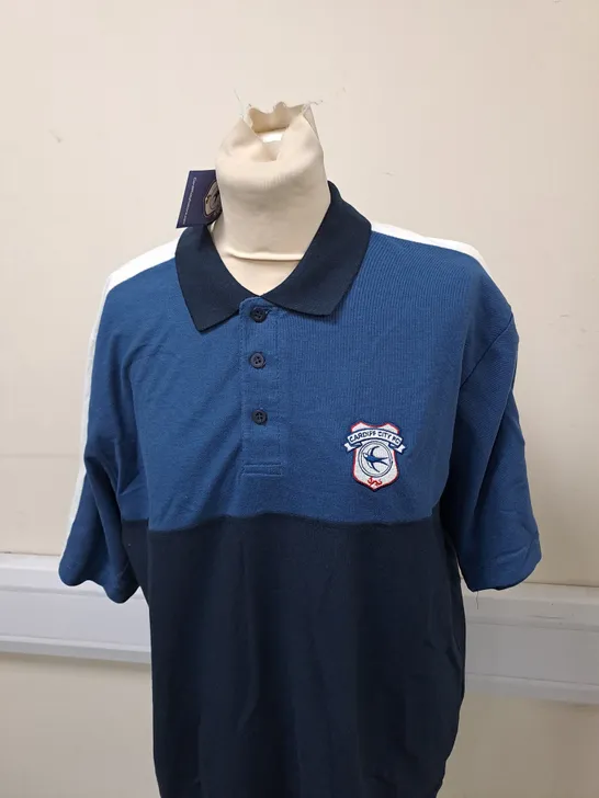 CARDIFF CITY POLO SHIRT SIZE XL