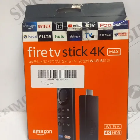 BOXED AMAZON FIRE TV STICK 4K