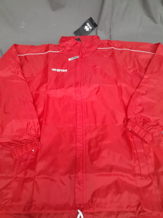 ERREA BASIC ZIPPED RAINCOAT SIZE XS