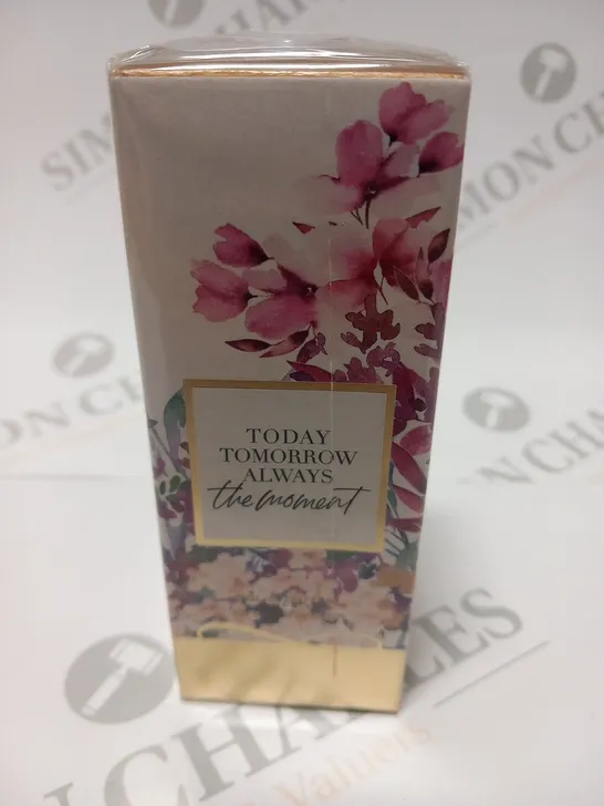 BOXED AND SEALED TODAY TOMORROW ALWAYS THE MOMENT EAU DE PARFUM 50ML