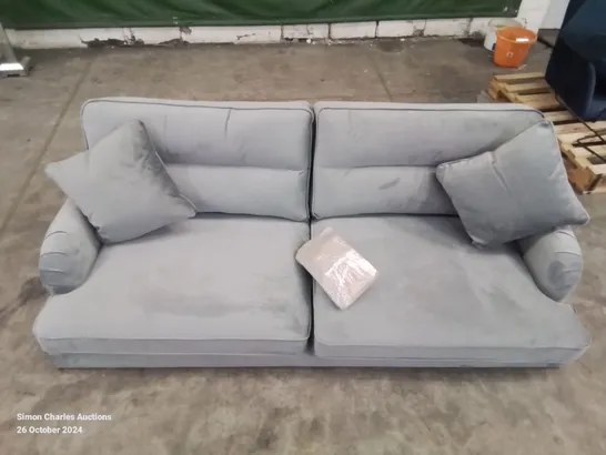 QUALITY DESIGNER VICTORIA 4 SEATER GREY SOFA