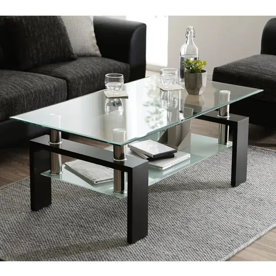 BOXED KISSENA COFFEE TABLE - BLACK (1 BOX)