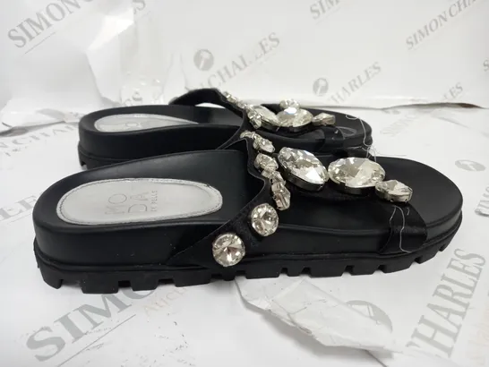 OUTLET MODA IN PELLE OZWELL JEWEL SLIDE SANDAL SIZE 6