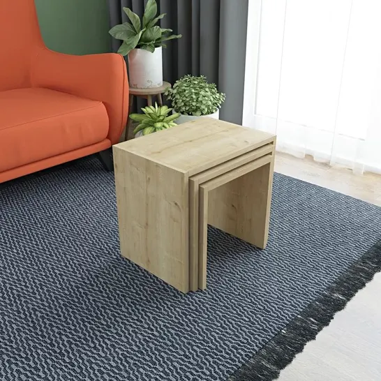 BOXED AKHTAR SLED COFFEE TABLE SET