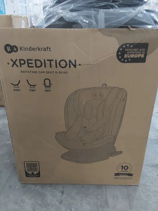 KINDERKRAFT XPEDITION CAR SEAT - BLACK RRP £219.99