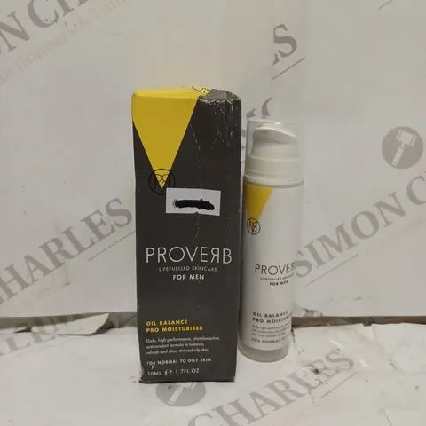 PROVERB OIL BALANCE PRO MOISTURISER FOR MEN - 50ML 