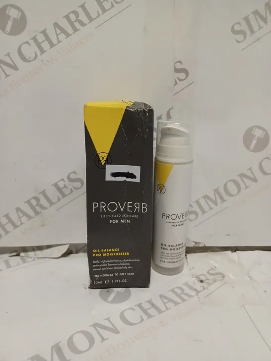 PROVERB OIL BALANCE PRO MOISTURISER FOR MEN - 50ML 