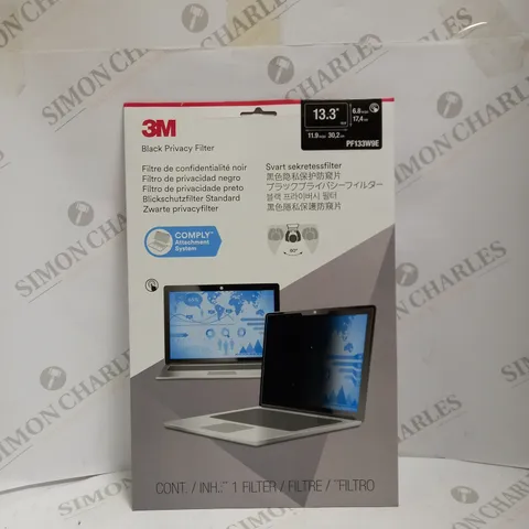 SEALED 3M PRIVACY FILTER FOR 13.3" EDGE-TO-EDGE WIDESCREEN LAPTOP