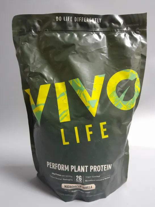 VIVO LIFE PERFORM PLANT PROTEIN 936G - MADAGASCAN VANILLA