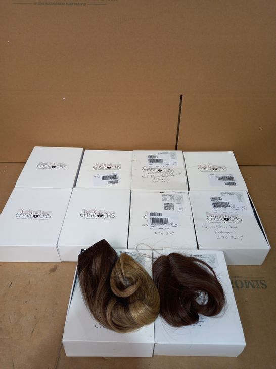 LOT OF APPROXIMATELY 10 ASSORTED EASILOCKS HAIR ACCESSORIES IN VARIOUS COLOURS