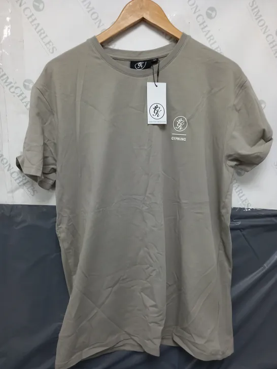 GYMKING AVENTUS TEE IN TAUPE - XL