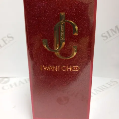 BOXED AND SEALED JIMMY CHOO I WANT CHOO EAU DE PARFUM 100ML