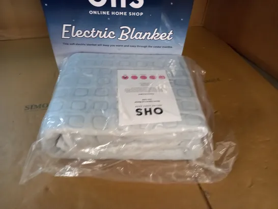 BOXED ELECTRIC BLANKET IN CHARCOAL - 130X160CM