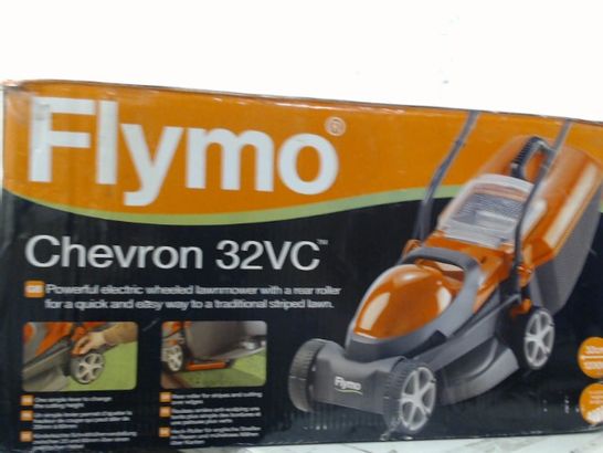 FLYMO CHEVRON 32VC ELECTRIC WHEELED LAWNMOWER