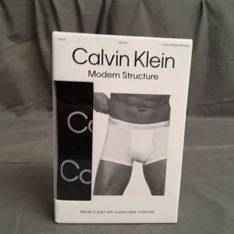 CALVIN KLEIN 3 PACK TRUNKS SIZE M 