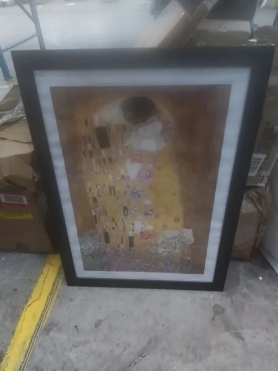 BOXED THE KISS NO.1 BY GUSTAV KLIMT POSTER IN FRAME 