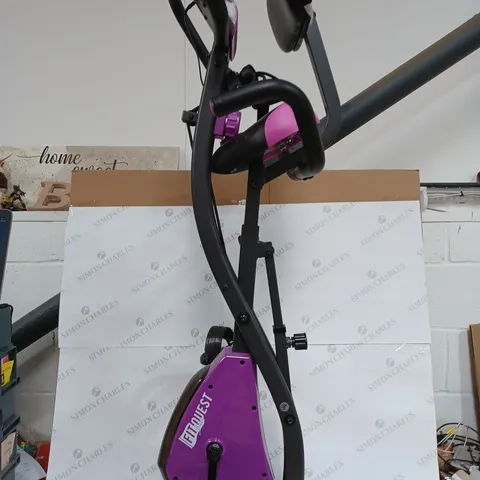 FITQUEST FLEX EXPRESS EXCERISE BIKE IN PURPLE - COLLECTION ONLY