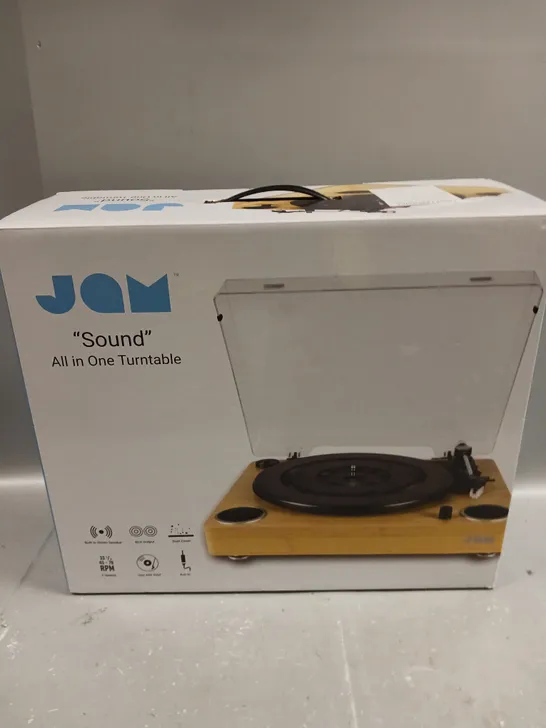 2 X BOXED JAM SOUND ALL IN ONE TURNTABLES