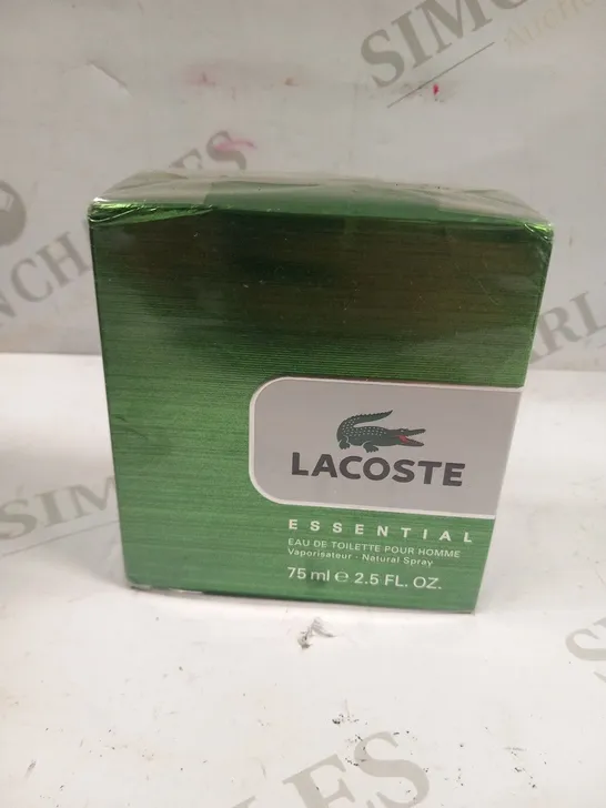 BOXED LACOSTE ESSENTIAL EAU DE TOILETTE 75ML 