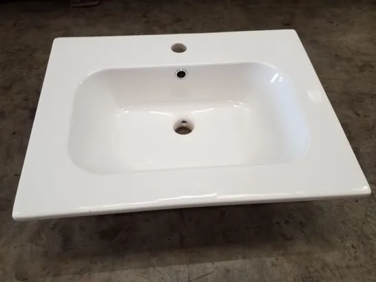 PALLET OF 19 VELDEAU WELLAND CERAMIC VANITY BASIN - 610×460×160MM