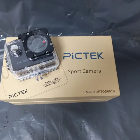 BOXED PICTEK SPORTS CAMERA PTOD001B