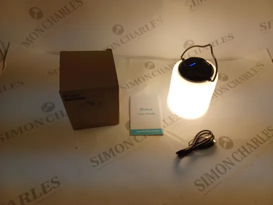 BOXED BLUKAR HANGING CAMPING LANTERN - MODEL K9151 - WITH USB CHARGING CABLE AND USER GUIDE