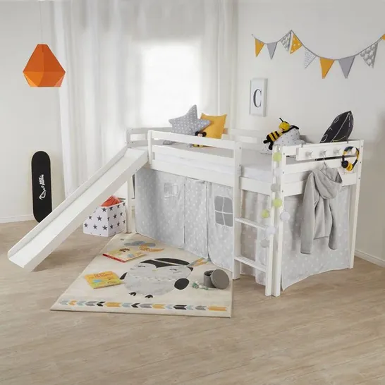 BOXED PERSEUS KIDS EU SINGLE BED - 90 X 200CM - WHITE (2 BOXES)