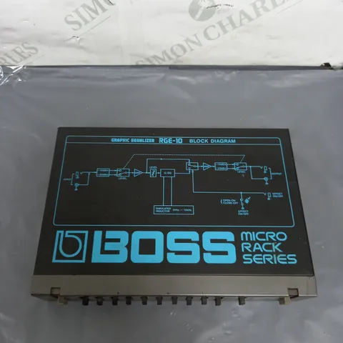 BOSS MICRO RACK SERIES GRAPHIC EQUALIZER RGE-10 