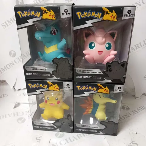 APPROXIMATELY SEVEN ASSORTED BRAND NEW BOXED POKEMON SELECT VINYL FIGURES