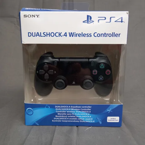 BOXED SONY PS4 DUALSHOCK 4 WIRELESS CONTROLLER - JET BLACK