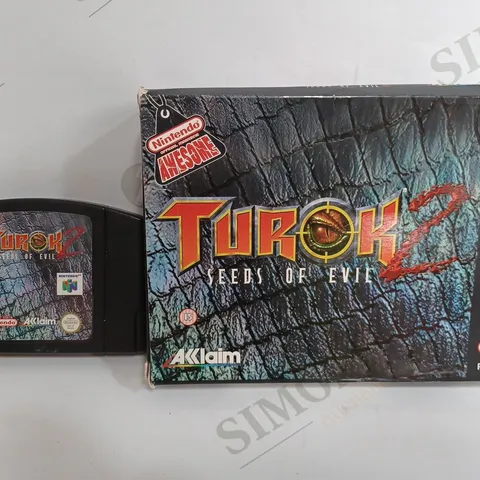 NINTENDO 64 TUROK2 SEED OF EVIL PAL VERSION 