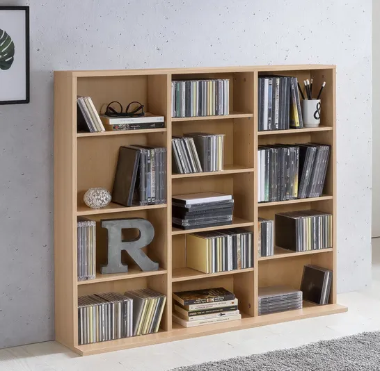 BOXED WILLOW BOOKCASE - BEECH WOOD