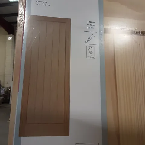 BRAND NEW COTTAGE CLEAR PINE , INTERNAL DOOR , 1981 MM X 762MM