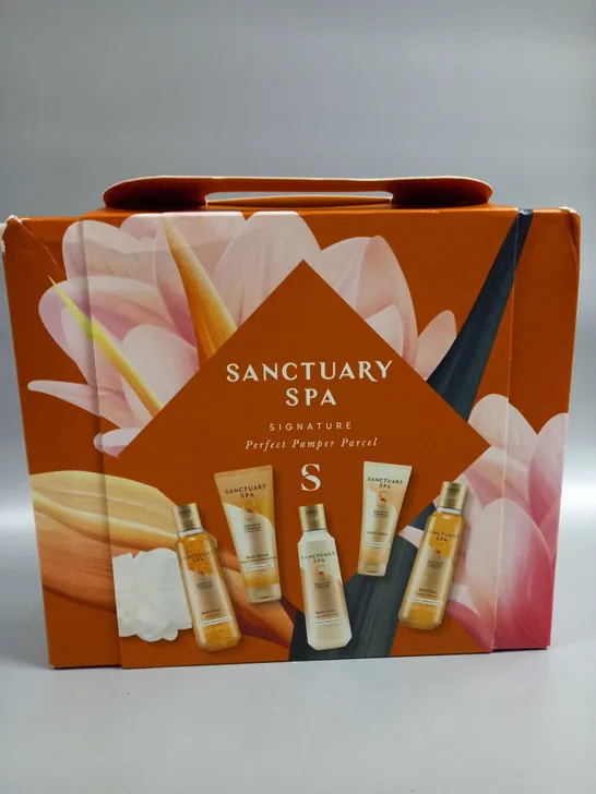 BOXED SANCTUARY SPA SIGNATURE PERFECT PAMPER PARCEL GIFT SET RRP £20