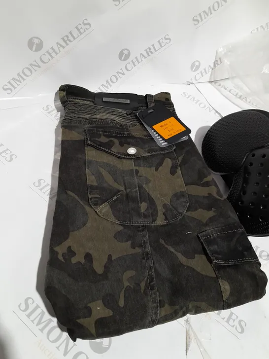 VOLERO SAFETY MOTO JEANS - CAMO 