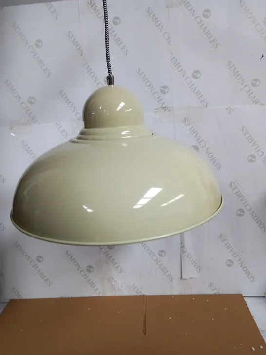 DYNAMO 1 LIGHT LARGE PENDANT CREAM