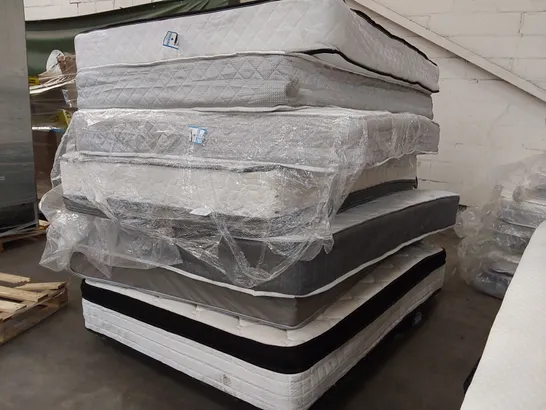 PALLET OF 7x ASSORTED MATTRESSES - VARIOUS SIZES, BRANDS ECT