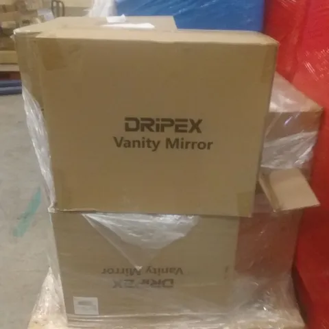 PALLET OF DRIPEX VANITY MIRRORS