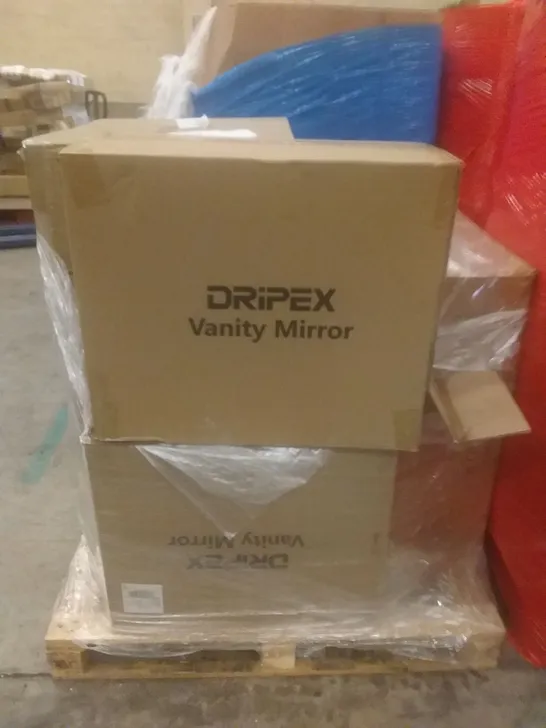 PALLET OF DRIPEX VANITY MIRRORS